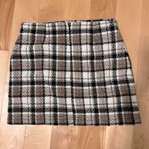 Autres filles plaid skirt